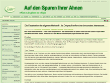 Tablet Screenshot of ahnen-spuren.de